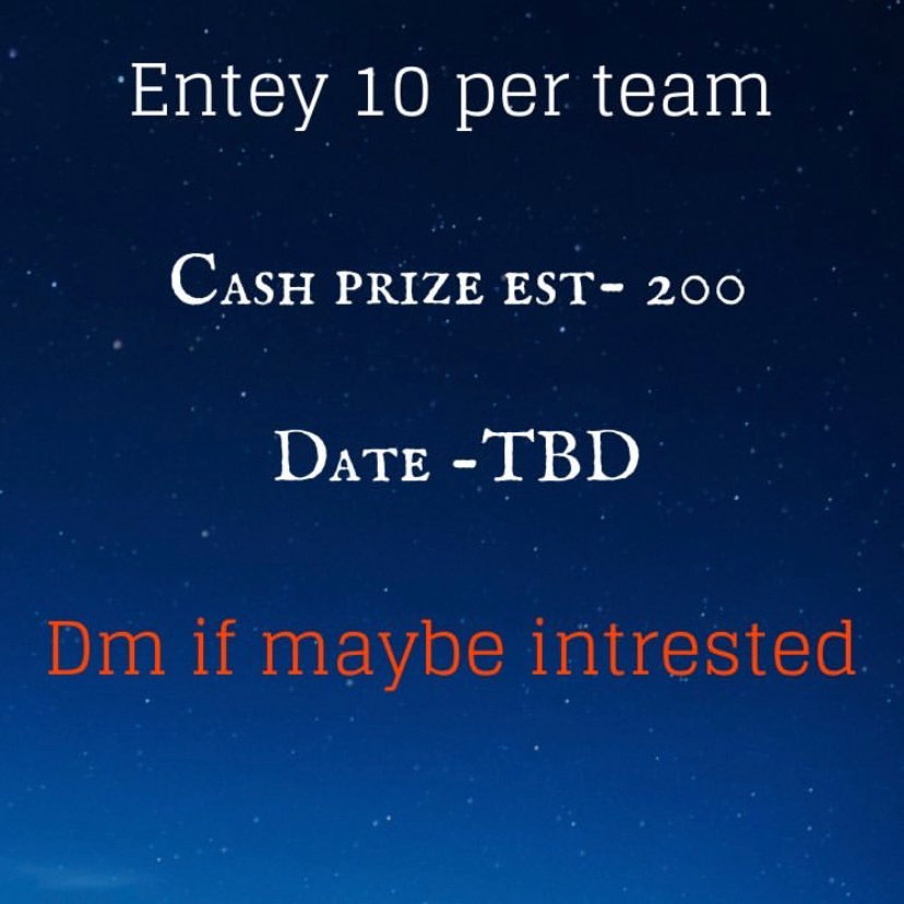 TourneysCmg's tweet image. 2v2 Cod Gunfight Tourney. 
Where my shooters at. 
Who the best duo 
@ShoutGamers @OLTRTs
 @FameRTR @CODReTweeters
@LaZy_RTs @SGH_RTs
@GFXCoach
@FlyRts @DecimateRTs 
@CCL_RTs  @DynoRTs
@Demented_RTs  @Mighty_RTs
 @modernwarfare #codtourney
#twittertourney
@FatalRTs