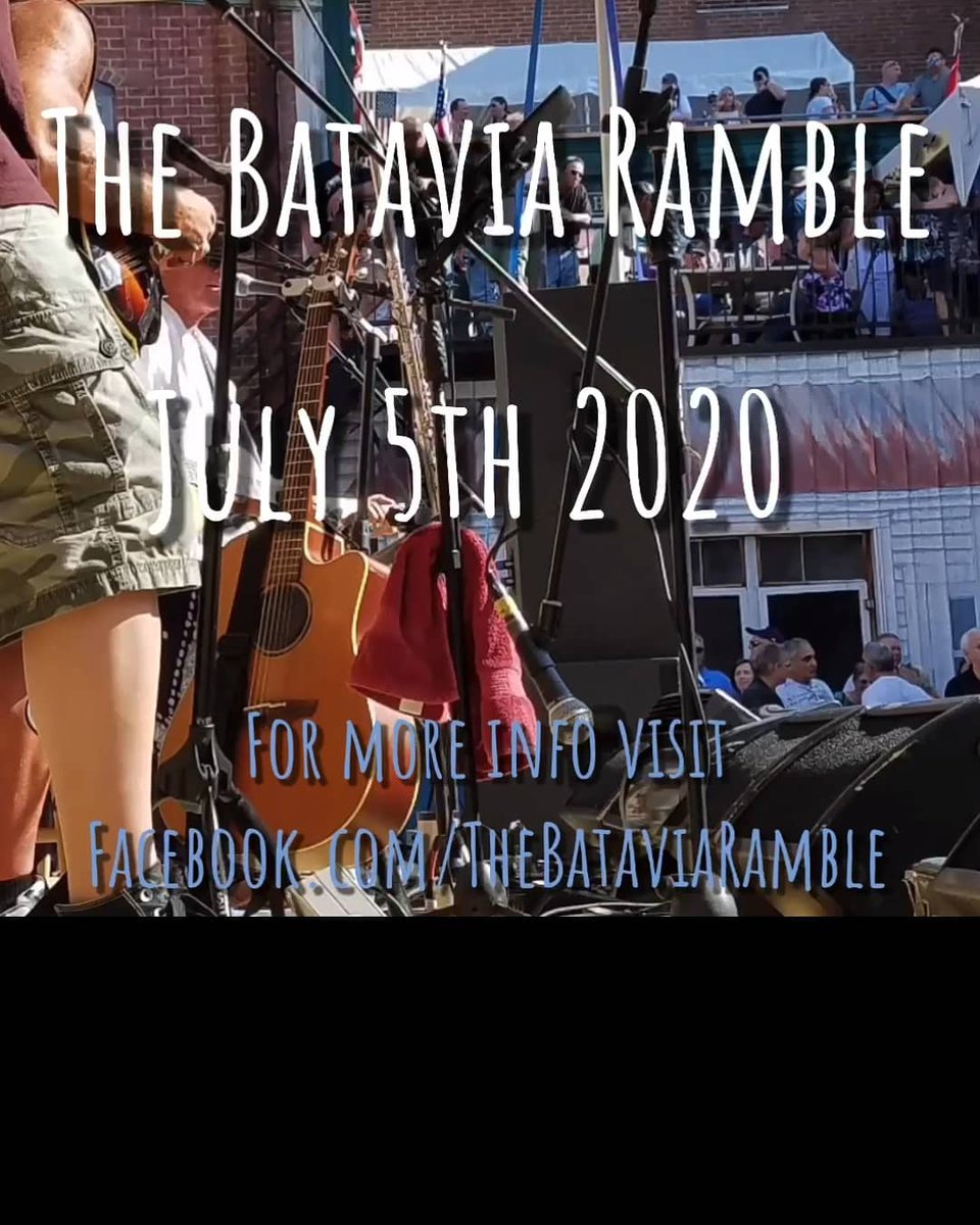 BataviaRamble's tweet photo. Now accepting band applications for the 2020 Batavia Ramble Music &amp; Arts Festival! 
https://t.co/zN4qOujgCe https://t.co/TOROo1qRao
