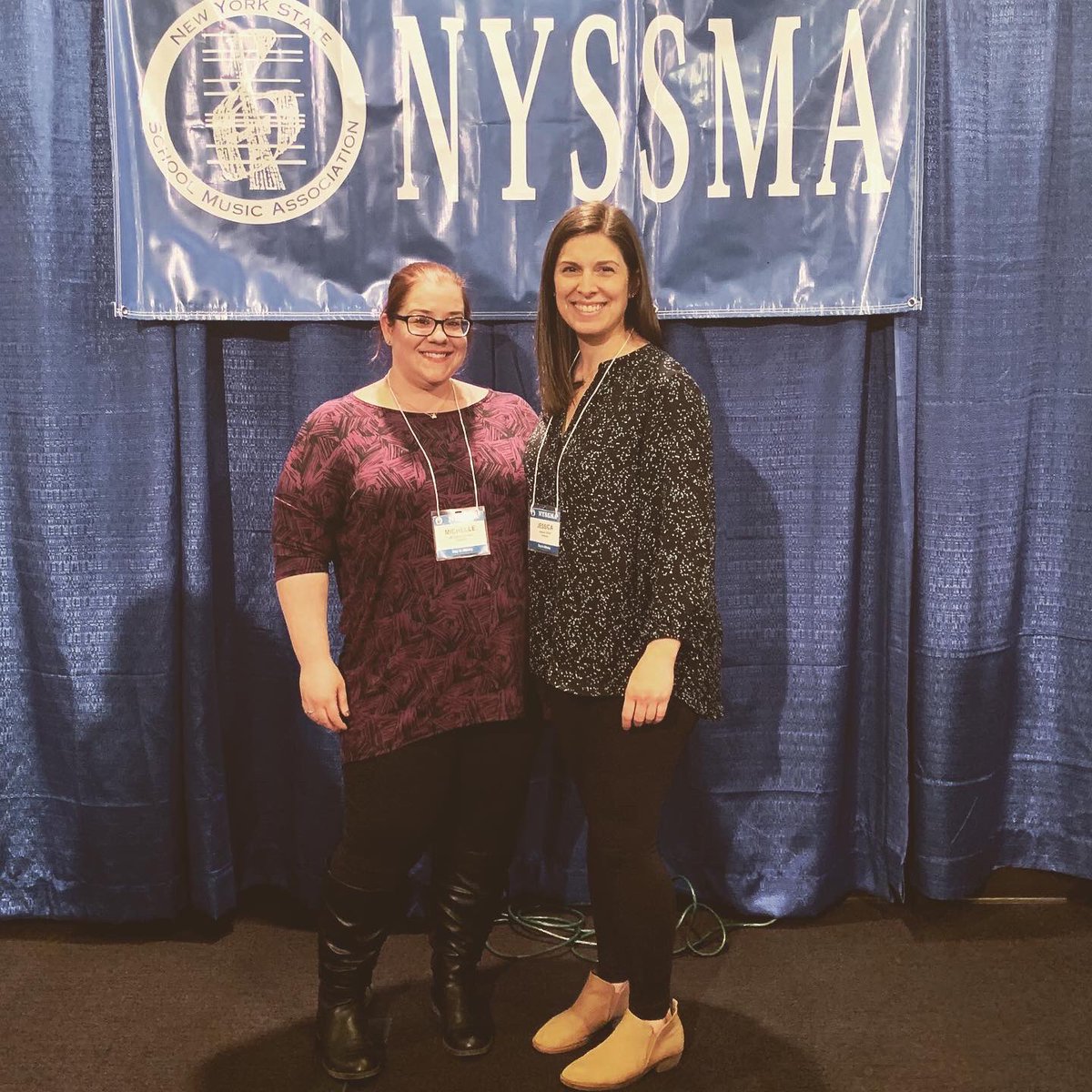 Mrs_Fergo_Music's tweet photo. Honored to represent Bethpage at this year’s #nyssma day of advocacy in Albany with @MsSinisiMusic 💚 🎶 #wearebethpage #bethpagemusic @nassaumusiceducators https://t.co/xMQthkIc7O