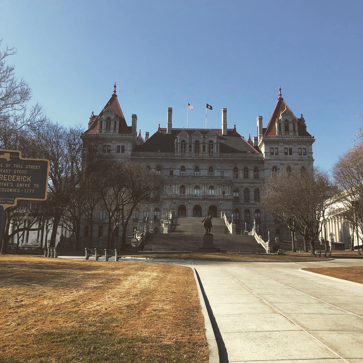 Mrs_Fergo_Music's tweet photo. Honored to represent Bethpage at this year’s #nyssma day of advocacy in Albany with @MsSinisiMusic 💚 🎶 #wearebethpage #bethpagemusic @nassaumusiceducators https://t.co/xMQthkIc7O