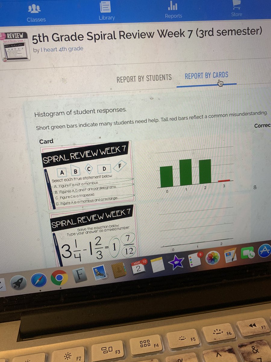 mbennettmath's tweet image. Do you know which skills your students are still struggling with?  @BoomLearning takes the guesswork out of how I need to spend my review time.  Click to see our two most missed questions this week. #iteachmath #educhat #mathteacher #boomcards