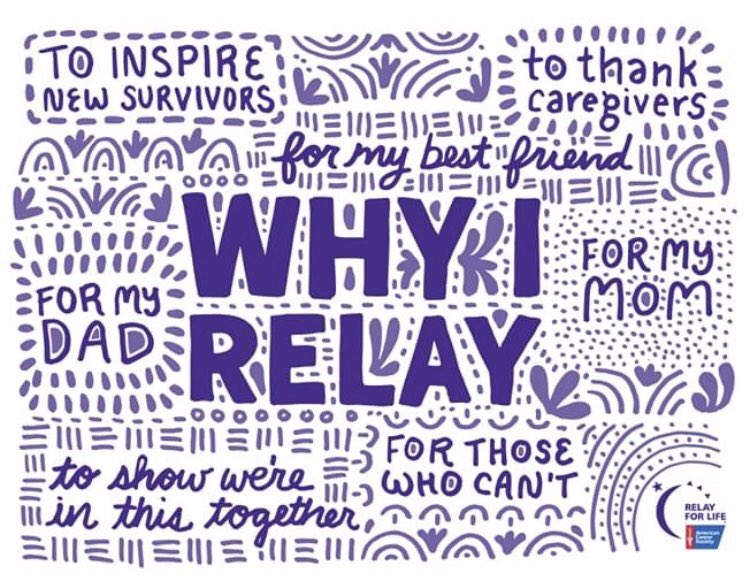 Why do you Relay? Has cancer affected you personally or someone you know? 👇🏻👇🏻👇🏻👇🏻comment down below! #fightcancertogether #collegesagainstcancer #relayforlife #americancancersociety #jointhefight