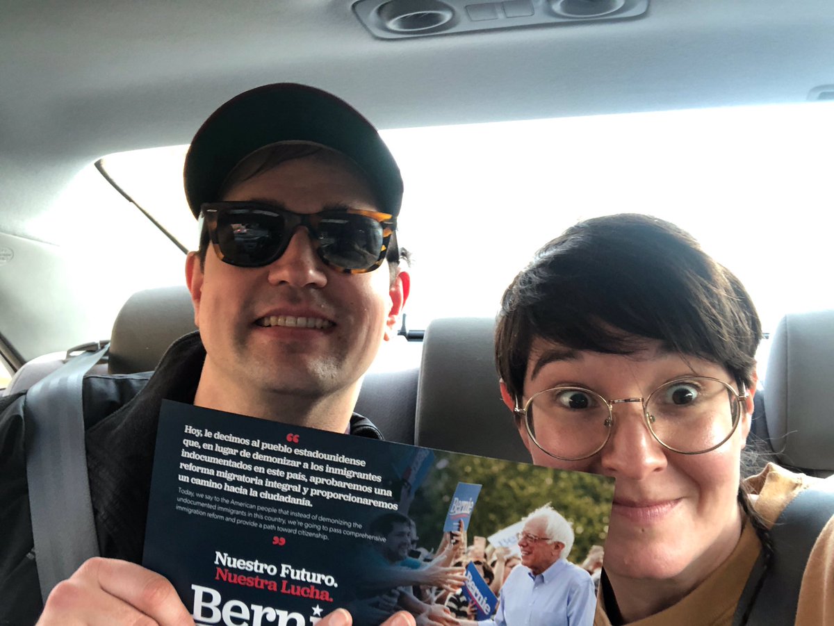 Walker_Grooms's tweet photo. Had a good time making friends and doing GOTV canvassing for @BernieSanders in VA on Saturday.
#SuperTuesday2020
#DMVPunks
#BernAgainst https://t.co/RTrQp333Ks