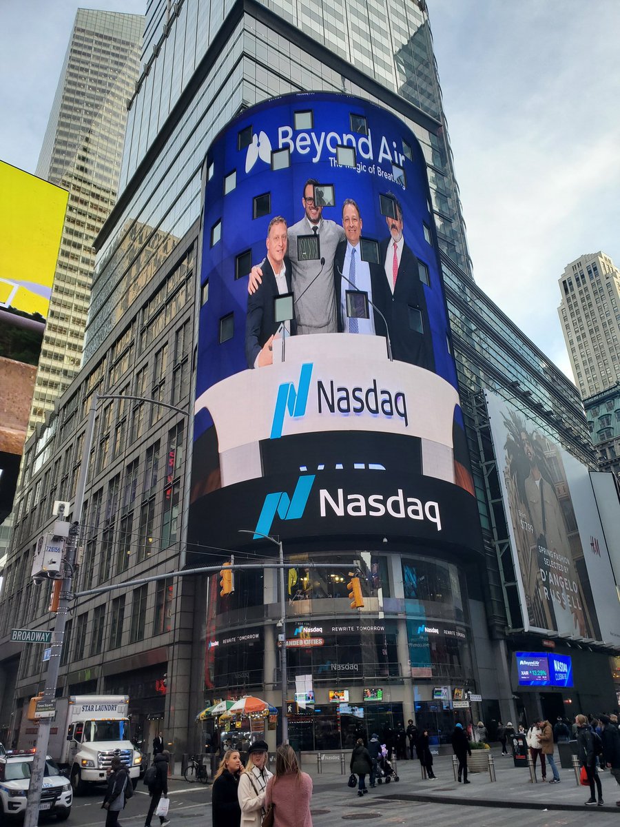 At the closing bell on the Nasdaq #XAIR
#$XAIR