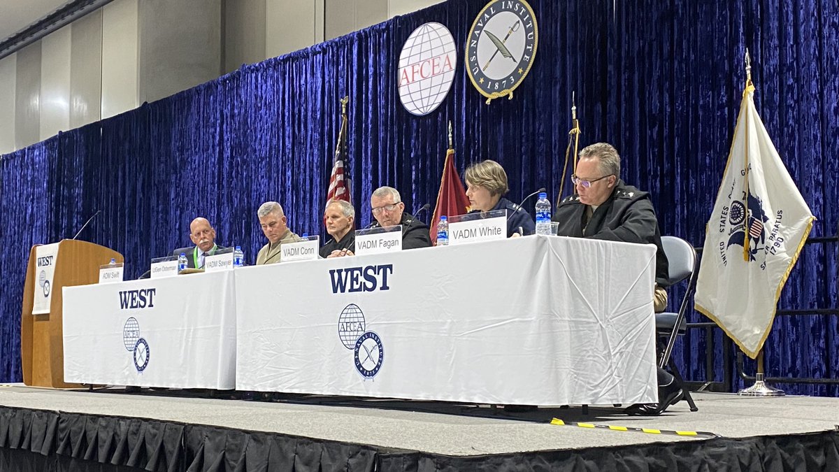 GenAtomics_ASI's tweet image. #AFCEA #West2020 Navy leaders highlighting importance of partners and allies in #contestedzones and maintaining a free and open #INDOPACOM.  Persistent and interoperable #ISR is a critical enabler.