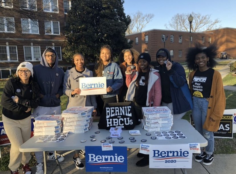 yagirllari's tweet photo. I am going to #ShowOut4Bernie because he believes in the power of young people and our ability to create change. #CancelStudentDebt #Bernie2020 #BernieSanders2020 #bernie4hbcus #NCAT https://t.co/jP64hE4jQ3