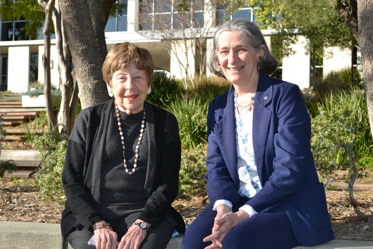 Dr. Margaret Kivelson (left, @EuropaClipper) on mentoring: “I have been in the space science field since 1967, and have been a mentor to many women in the profession over the years. Seeing the successes of mentees like Melissa (right) means a lot to me.” #WomensHistoryMonth https://t.co/MwlpIGTEmQ