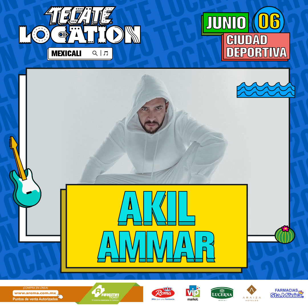 tlmexicali's tweet photo. Akil Ammar tiene preparada sus mejores rimas para #TecateLocation Mexicali. 🔥

Boletos disponibles 🎟 en Arema Ticket: https://t.co/eb7hAELJw6 y en sus puntos de venta. https://t.co/bj4udawqR4
