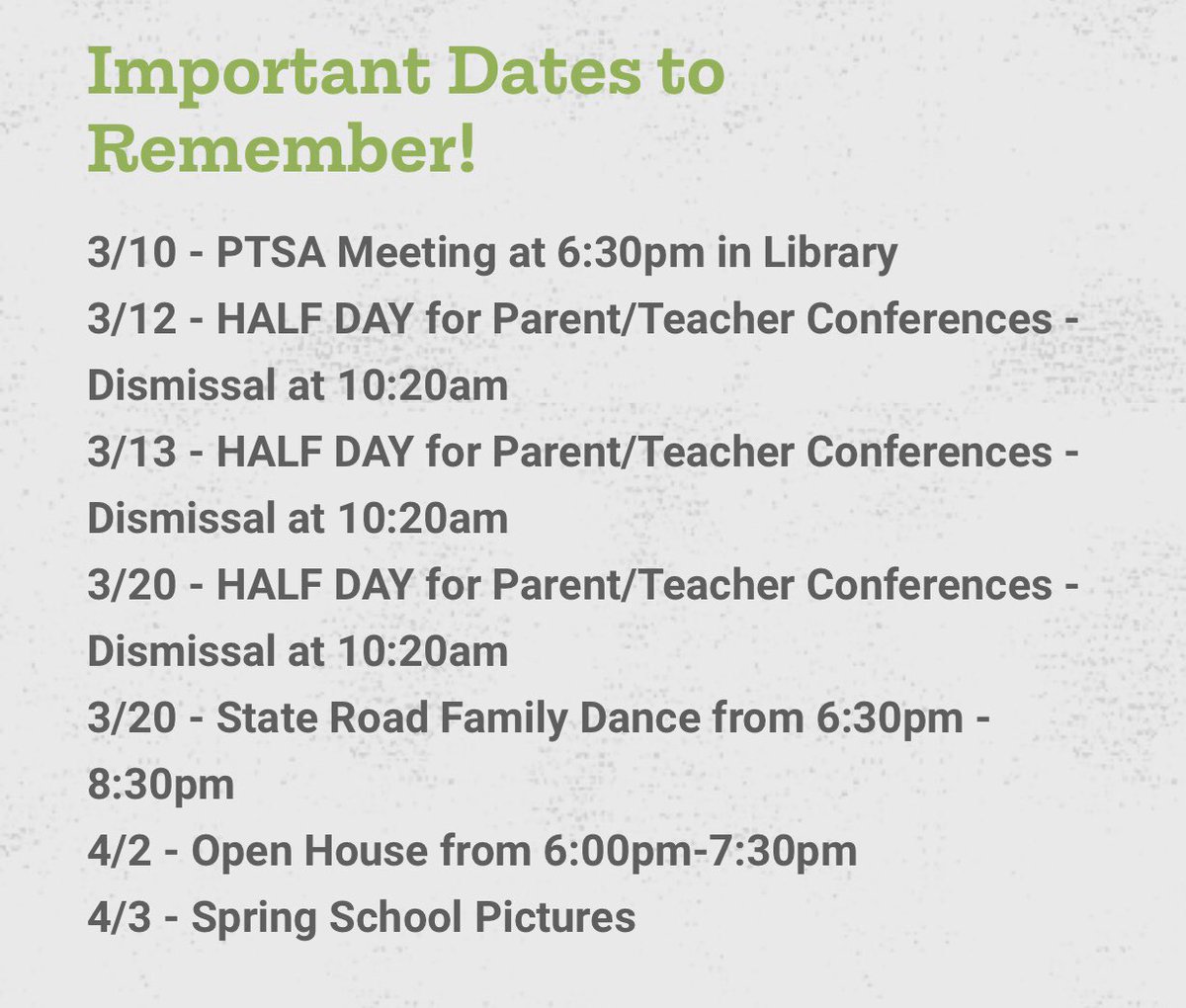 State Road PTSA (@ptsastateroad) on Twitter photo 