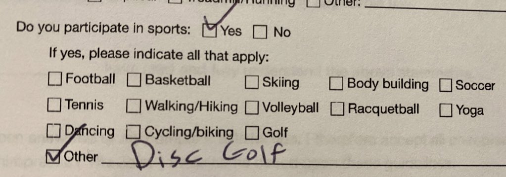 Brodiesmith21's tweet photo. My goal is to get disc golf on here https://t.co/SDqPD9fUxc