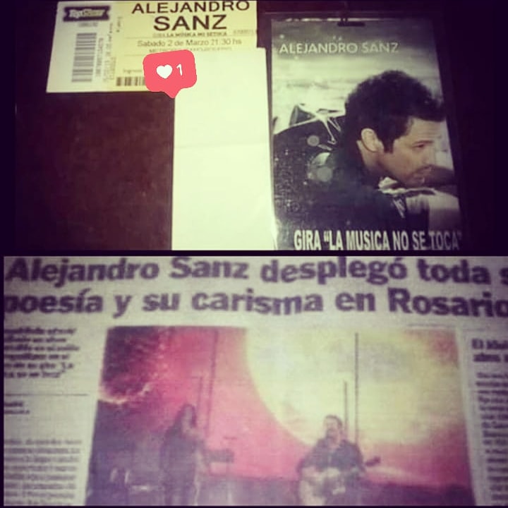 natyelias22's tweet image. Un día como hoy pero 7 años atrás 😍😍
Sí. También guardo el ticket de compra 😂😂 
#Volvé @AlejandroSanz 😭

#GiraLMNST
#AlejandroSanz 
#Rosario
02.03.13