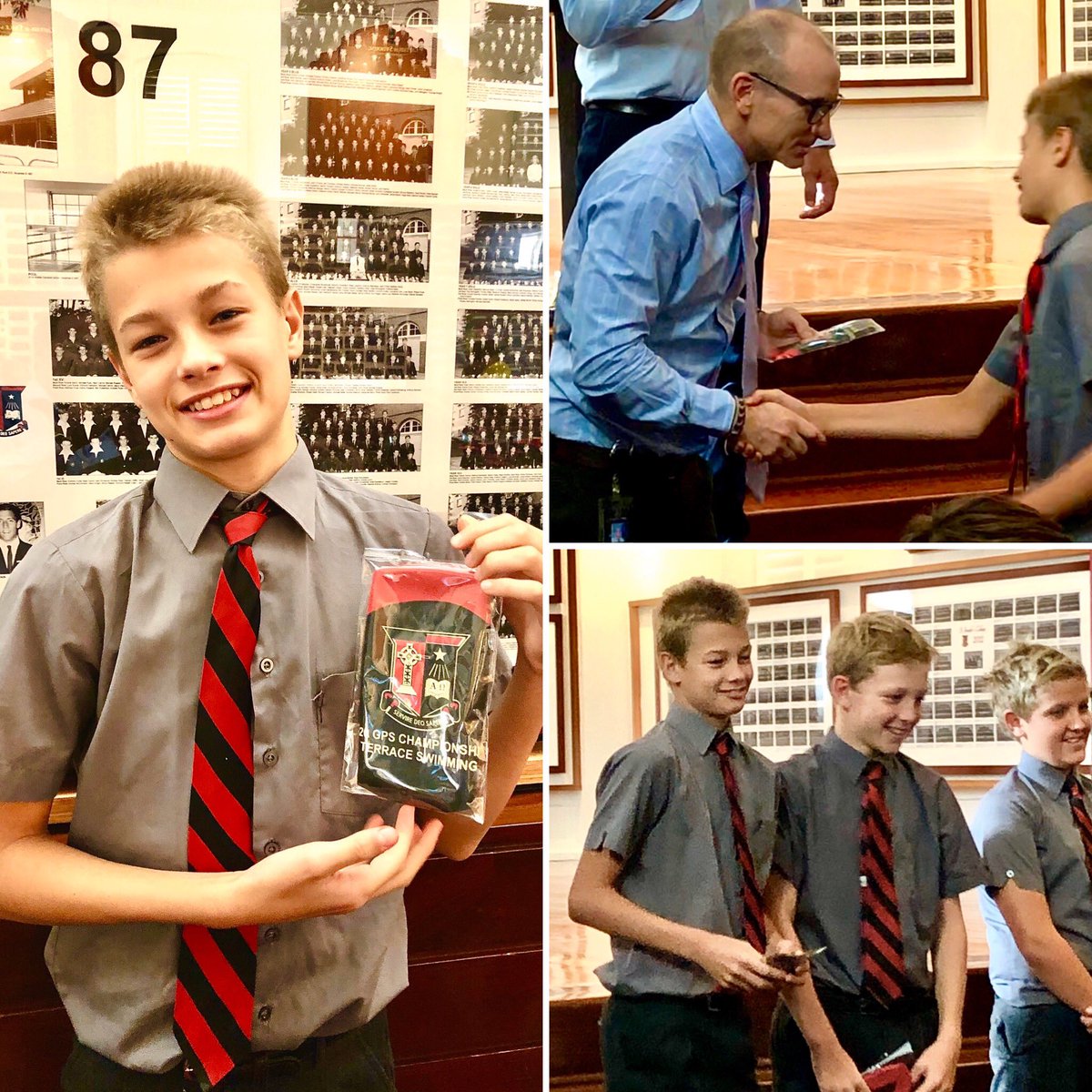 4dMichael's tweet photo. Huge honour for Max today chosen to swim up an age group this Friday into U13 &amp; presented with his first senior GPS Swimming Cap! Thanks volunteer mums &amp; dads for a great pre-GPS breakfast. He is pumped! 🔴⚫️@terraceswimming @gpsqld100 @TerraceSport https://t.co/zlXfxXsLoA