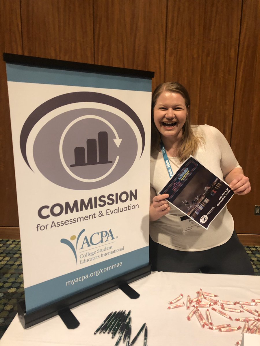 ACPA_CAE's tweet photo. We’re having a blast connecting with folks at CelebrACPA! Visit our table to chat with some of our fabulous Directorate Board members, get the scoop on upcoming Commission events, or just grab a few Smarties 😋 #ACPA20 https://t.co/zyrlwD6iFI