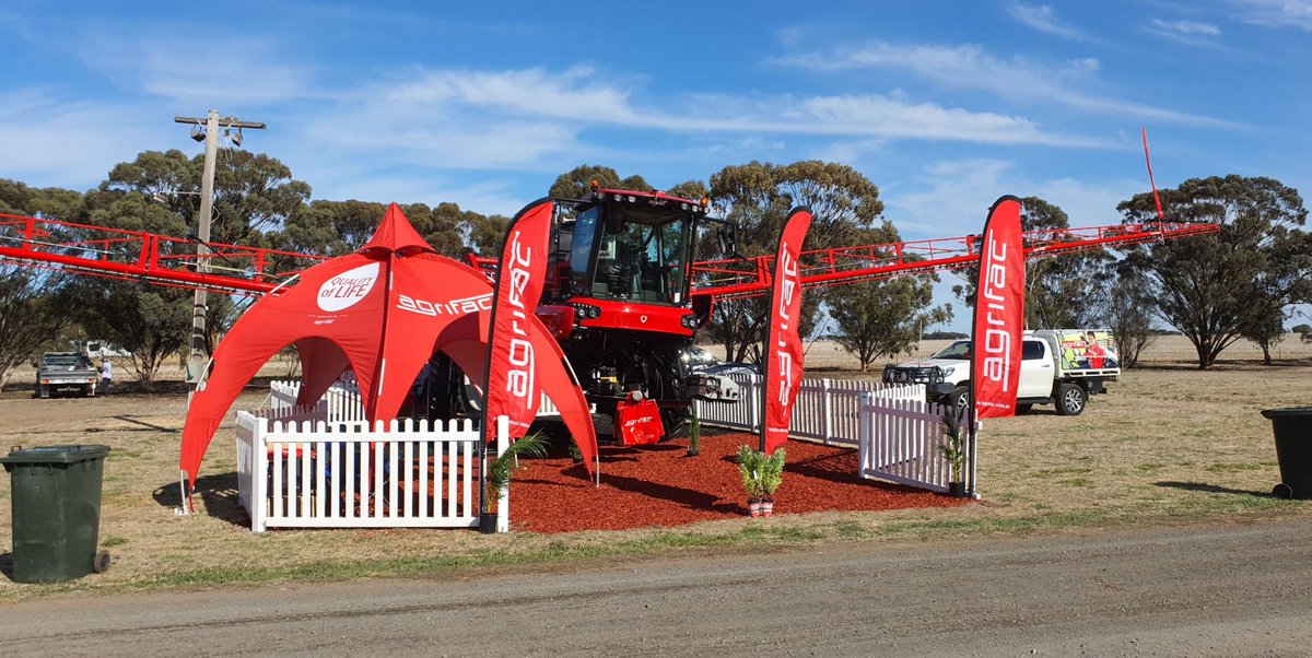 AgrifacAU's tweet photo. Come and see Agrifac Australia team at the Wimmera machinery field day to have a look at the all new Endurance II #wimmeramachineryfileddays #Agrfac #EnduranceII https://t.co/YBh3bz2895
