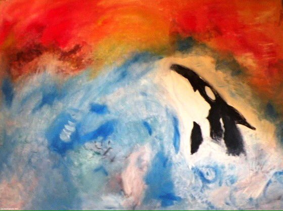 A tribute to saving and protecting #orcas #Blackfish Pls. RT @GretaThunberg #art 'Breaking free: Orca's wave of freedom' via @dwalshmedia #natureadoration #nature #ecology #ecologicaljustice #solidarity mediageode