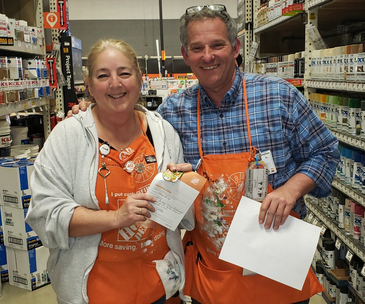 Thankful for being part of a GREAT team. Sharon from D-24 shining as usual. <a href="/ShelbyHomeDepot/">Shelby Home Depot</a> <a href="/tllinke/">Tracee Linkewitz</a> <a href="/KathyHD2758/">Kathy Steinberg</a> <a href="/Christina311/">christina cousins</a> @BobbyPooleII <a href="/handywoman68/">Connie F.</a> <a href="/RachelH2758/">Rachel</a> <a href="/Yasoni5/">Steve</a> <a href="/THDShelby/">Shelby Home Depot</a> <a href="/Tammyha2758/">Tammy Hart</a> @Thomas_Jabtecki
