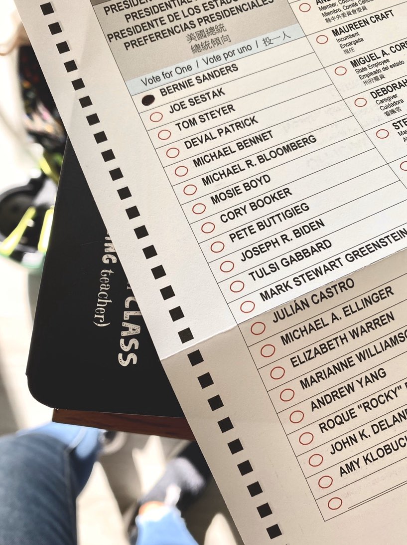 jamesmarie33's tweet photo. #MondayMotivaton #SuperTuesday
🔥
#NotMeUs #BernieIsLove #WeAreBernie #BernieFightsForMe #FirstGen #MexicanMom #LGBTQ #Union #Education #Voter ✊🏽 https://t.co/cfqQhMsAQo