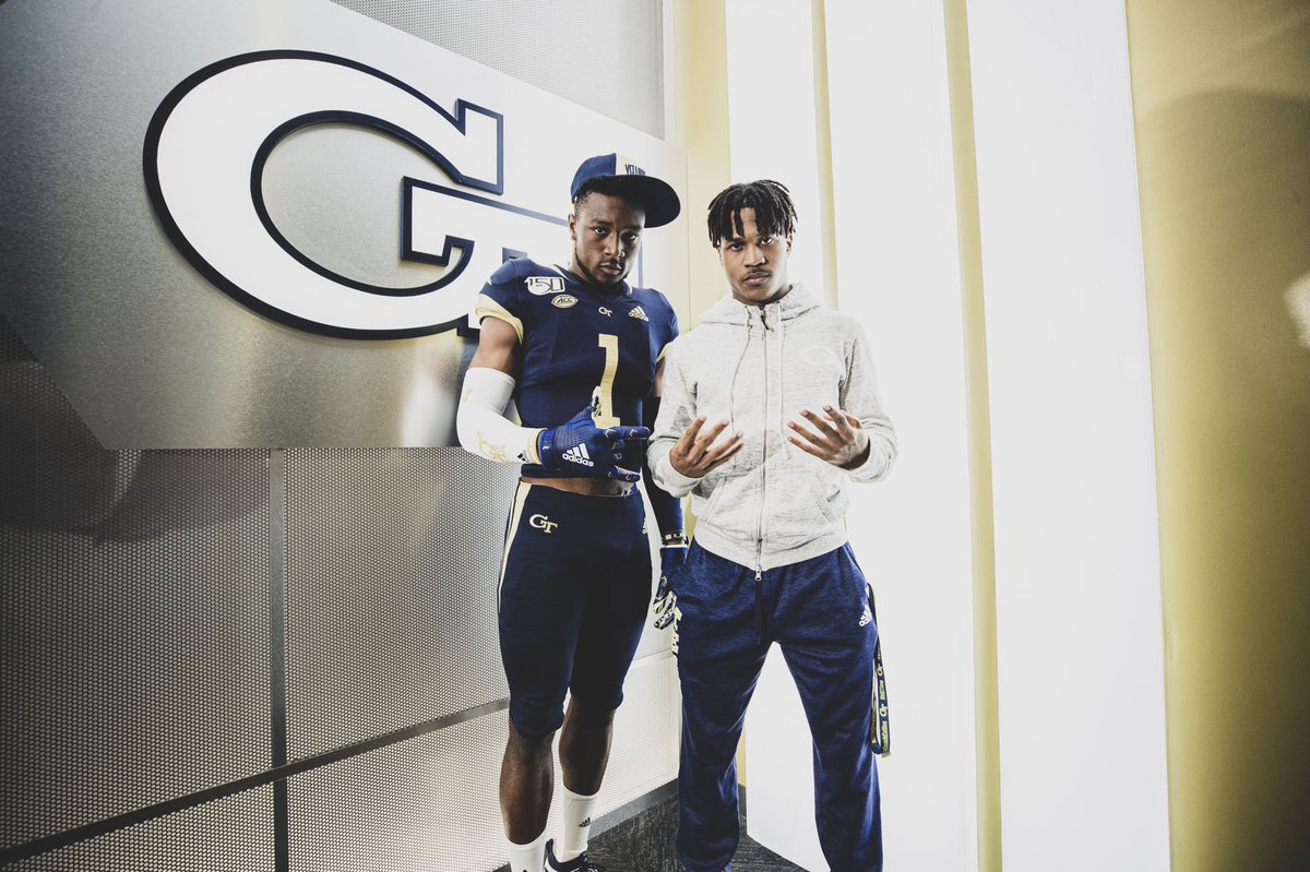 I had a great time at Georgia Tech today!! #404theCULTURE 🐝🐝@GeorgiaTechFB @CoachCollins