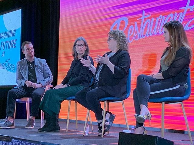 Designing unique guest experience with an eye on the bottom line discussion panel. #restaurantspaces #bardesign #discover #talk #brand @designedbyharrison <a href="/uk_harrison/">Harrison</a> ift.tt/38conBG