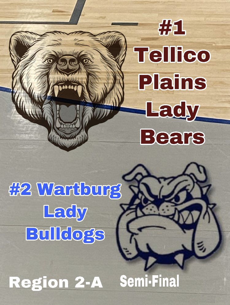 A little over 10 minutes till tip in this huge game. Loser’s season is over. Winner claims not only berth in region championship game, but also the sub-state round. Go Lady Bears!