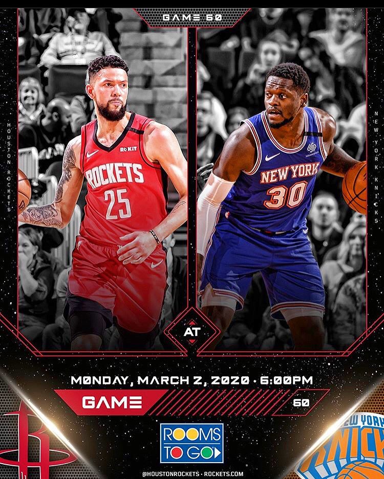 MMGHouston's tweet photo. Game Night in New York. @houstonrockets vs New York Knicks. Go Rockets!! 🚀
#gamenight #onemission #rocketsvsknicks #houstonrockets #houstonrocketsvsnewyorkknicks #letsgorockets #austinrivers #basketball #espn #nba #clutchcity #rocketsstrong https://t.co/TLeBc4GzIB