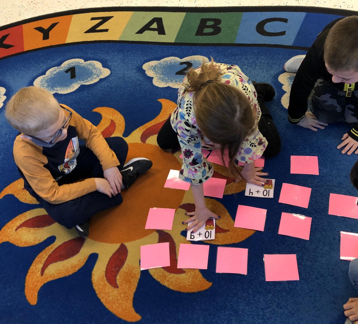 LavacchiRCSK's tweet photo. Reviewing our teen numbers during math centers with hands-on games! #lovingmath #rcs118life @RobertCS118 #d118life https://t.co/SyAla4s4q3