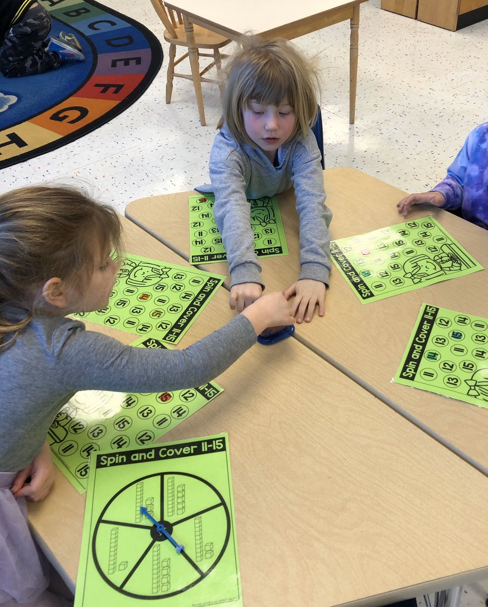 LavacchiRCSK's tweet photo. Reviewing our teen numbers during math centers with hands-on games! #lovingmath #rcs118life @RobertCS118 #d118life https://t.co/SyAla4s4q3