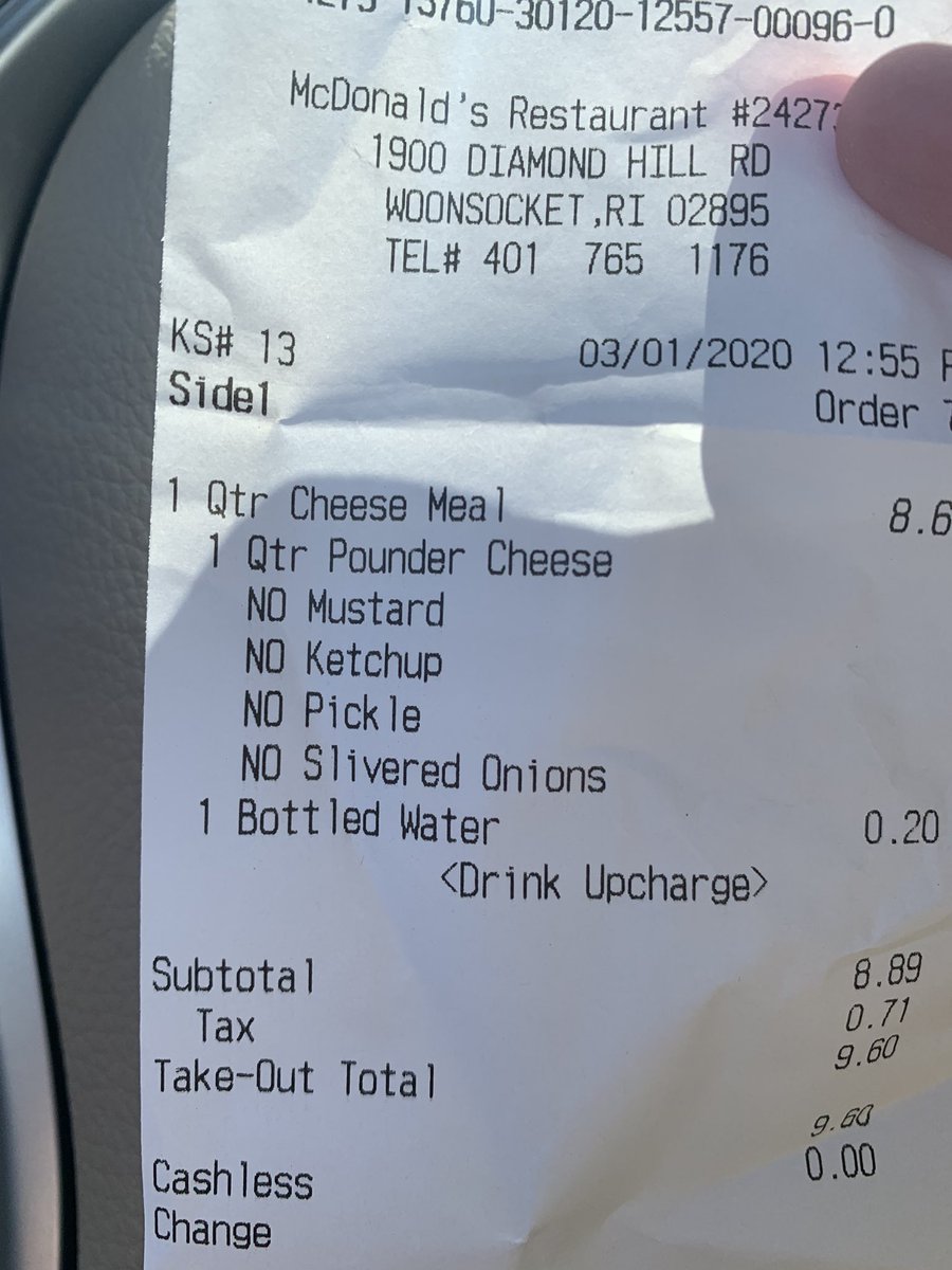 maddyw00's tweet photo. *at mcdonald's* 
me: hi i'll have the quarter pounder meal... the one with just cheese 

the guy taking my order: https://t.co/8grJAQGtKq