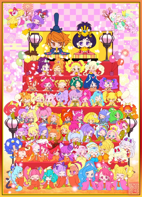 ♦️本日は「#ひな祭り」?♦️
キュア雛オールスターズで、女子の健やかな成長をお祝い?
#プリキュア
#precure
#桃の節句 