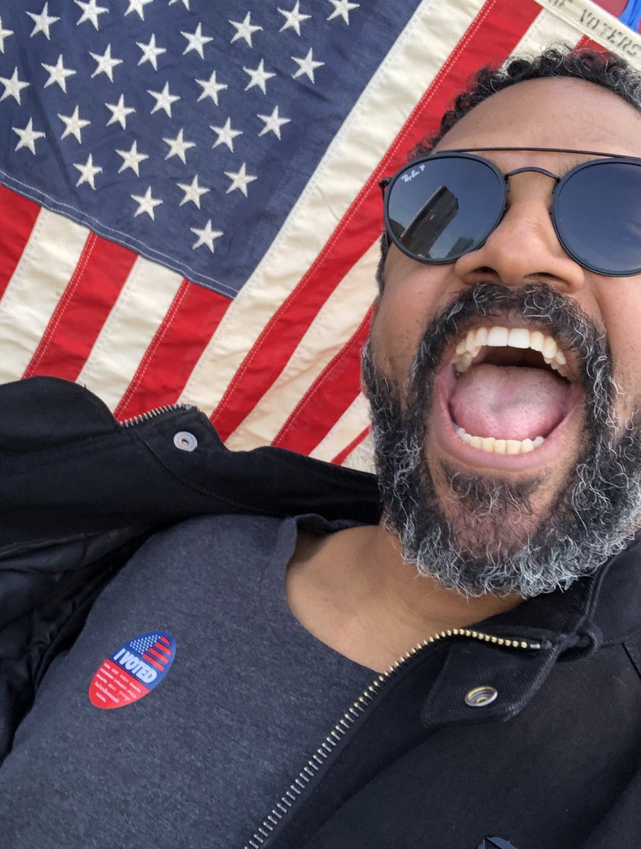 kharypayton's tweet photo. For me, mine and my ancestors who were denied the right. #checkthatbox #fillthatbubble #punchthatpaper #vote https://t.co/Fm5RvE30UQ