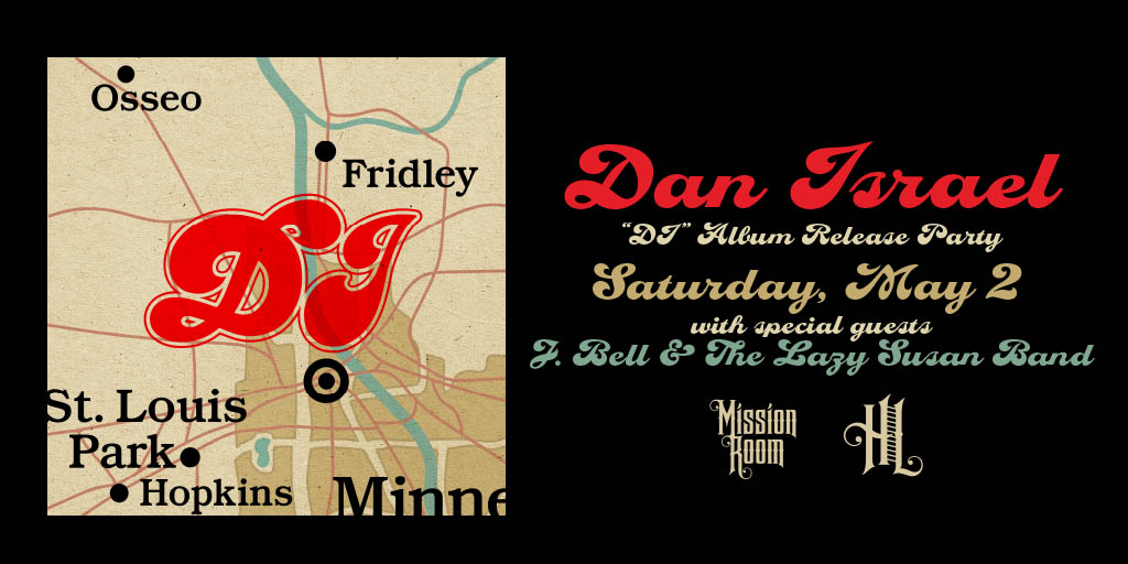 TheHookMpls's tweet photo. JUST ANNOUNCED!
@DanIsraelMusic Album Release Party with @jbelllsb &amp; The Lazy Susan Band on Sat, May 2!
--
Tickets On Sale Now -> https://t.co/DvMvy2hKOP
--
#DanIsrael #DanIsraelMusic #JBellAndTheLazySusanBand #jbell #jbelllsb #Americana #TheHookMPLS #Minneapolis https://t.co/f5ILFvLtDn