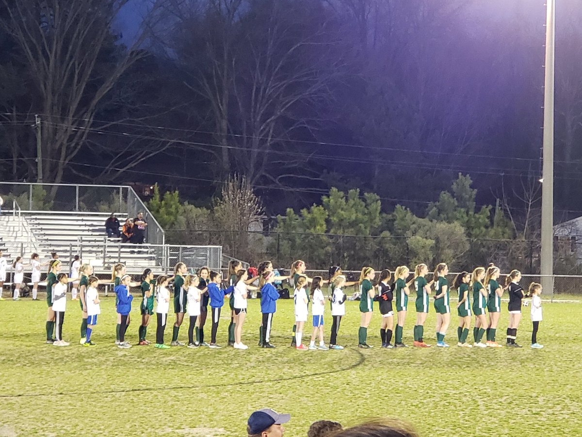 enloegirlssocc1's tweet photo. What a great season opener!  JV ties WF 1-1 and Varsity dominates Knightdale 9-0.  And we loved our player escorts from WakeFC!! The best was on 🔥 #skoeags @AthleticsEnloe @EnloeMagnetHS @wchavis @WakeFC @Mike_Atkinson89 @Coach_Hanks https://t.co/LU1j7cHTei