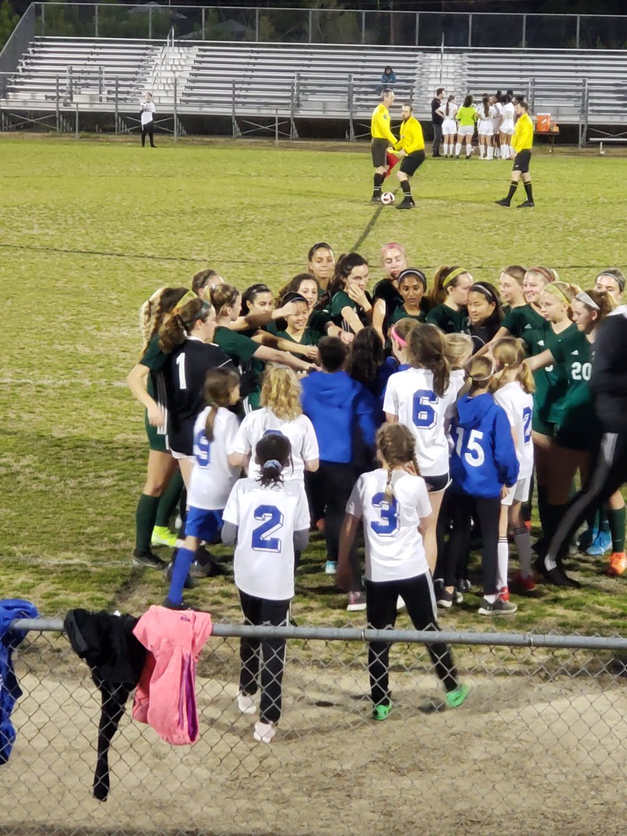 enloegirlssocc1's tweet photo. What a great season opener!  JV ties WF 1-1 and Varsity dominates Knightdale 9-0.  And we loved our player escorts from WakeFC!! The best was on 🔥 #skoeags @AthleticsEnloe @EnloeMagnetHS @wchavis @WakeFC @Mike_Atkinson89 @Coach_Hanks https://t.co/LU1j7cHTei