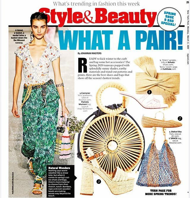 JohannahMasters's tweet photo. Spring Shoes &amp; Bags inside today’s @nypost (link in bio) https://t.co/ADi1WURFQ0