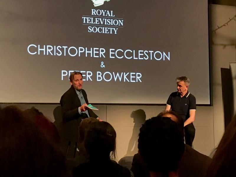 Inspiring talk tonight with Christopher Eccleston and Peter Bowker to talk about ‘The A Word’...

#royaltelevisionsociety  #RTS  #RTSNW  #peterbowker  #christophereccleston  #theaword  #worldonfire  #doctorwho