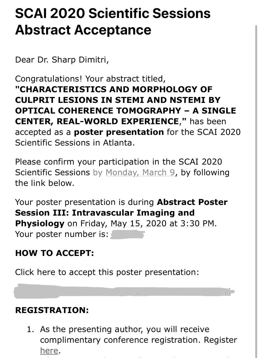 Looking forward to present our team’s research abstract at #SCAI2020! Big W for the team! <a href="/awpanakos/">Andrew Panakos</a>