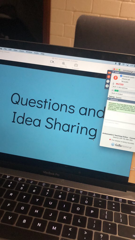 AlexisCherniak's tweet photo. Excited to hear from other @Seesaw ambassadors about their strategies using Seesaw for online learning! https://t.co/Zv0c20W3Cq
