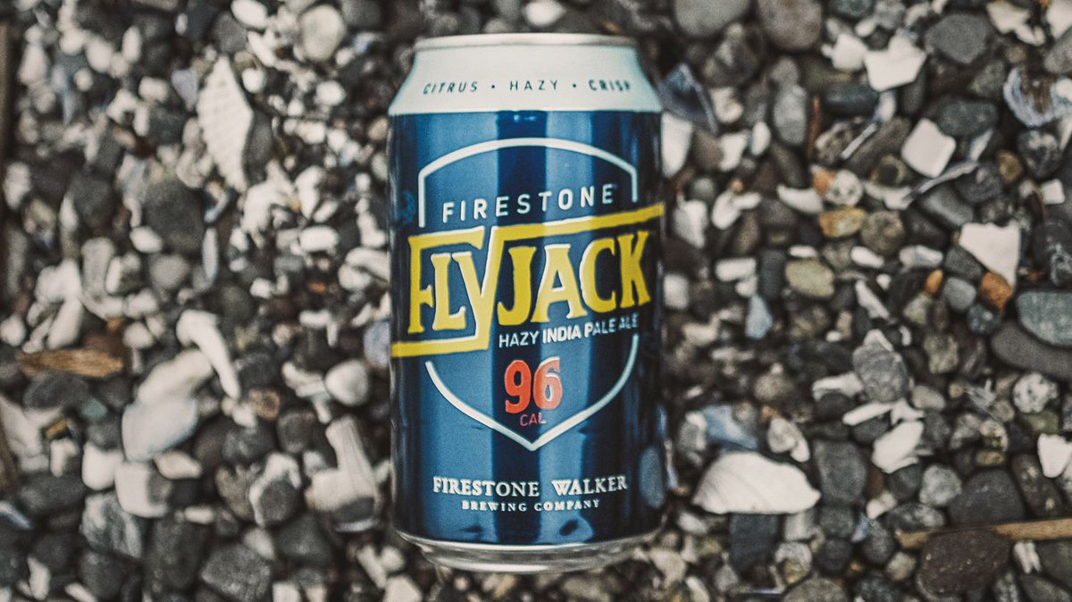 FirestoneWalker's tweet photo. Everything you want from a hazy IPA, with nothing to weigh you down. Find Flyjack near you: https://t.co/DLnENJ1IVU #flyjack #hazyipa #96calories #adventurebeer #forthosewhoadventure #craftbeer #firestonewalker https://t.co/EoxhRv63nY