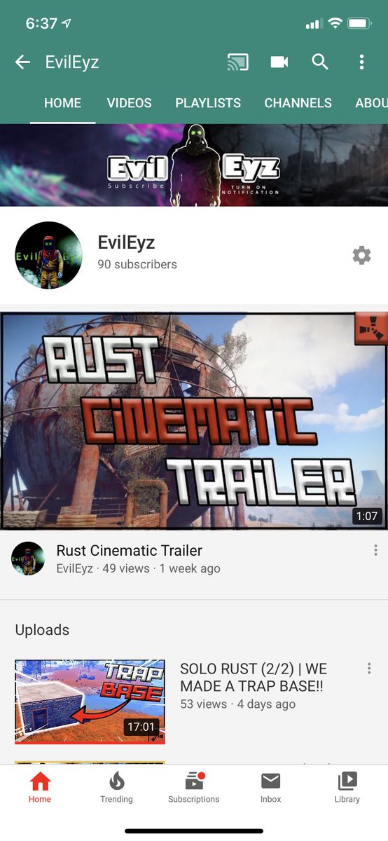 EvilEyzYT's tweet photo. Guys just 10 more subs till we hit ๐ฏ!!
Itโs such a big achievement for us! Thanks to everyone who supports the channel!! ๐
#youtube #100subs #achievement #awesome #evileyz #youtubegaming #gaming https://t.co/ArFl4HRQNw