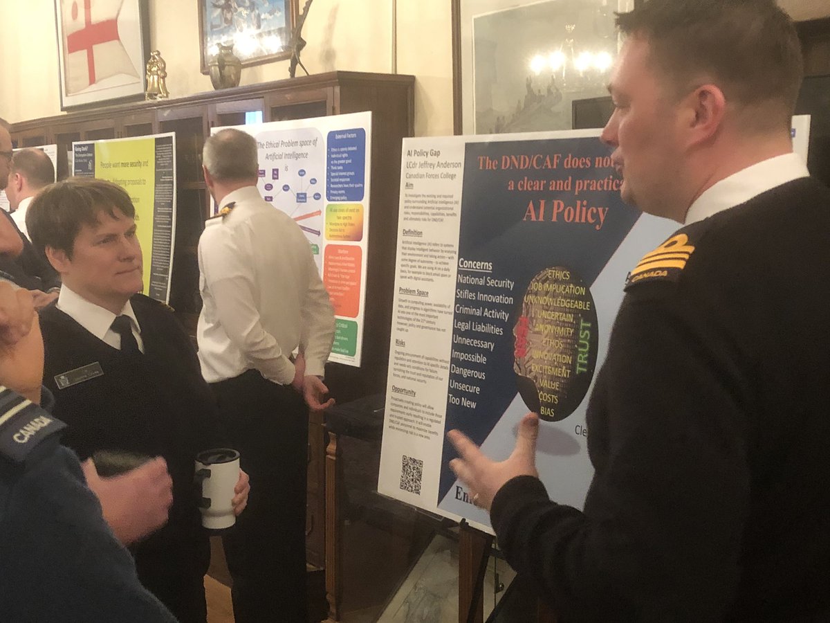 FNOJeff's tweet photo. Enjoyed the opportunity to be among those presenting on cyber and AI today at the Canadian Forces College in Toronto. Lots of great discussions @CAF_College! #JCSP46 https://t.co/CrCC3ny6gV