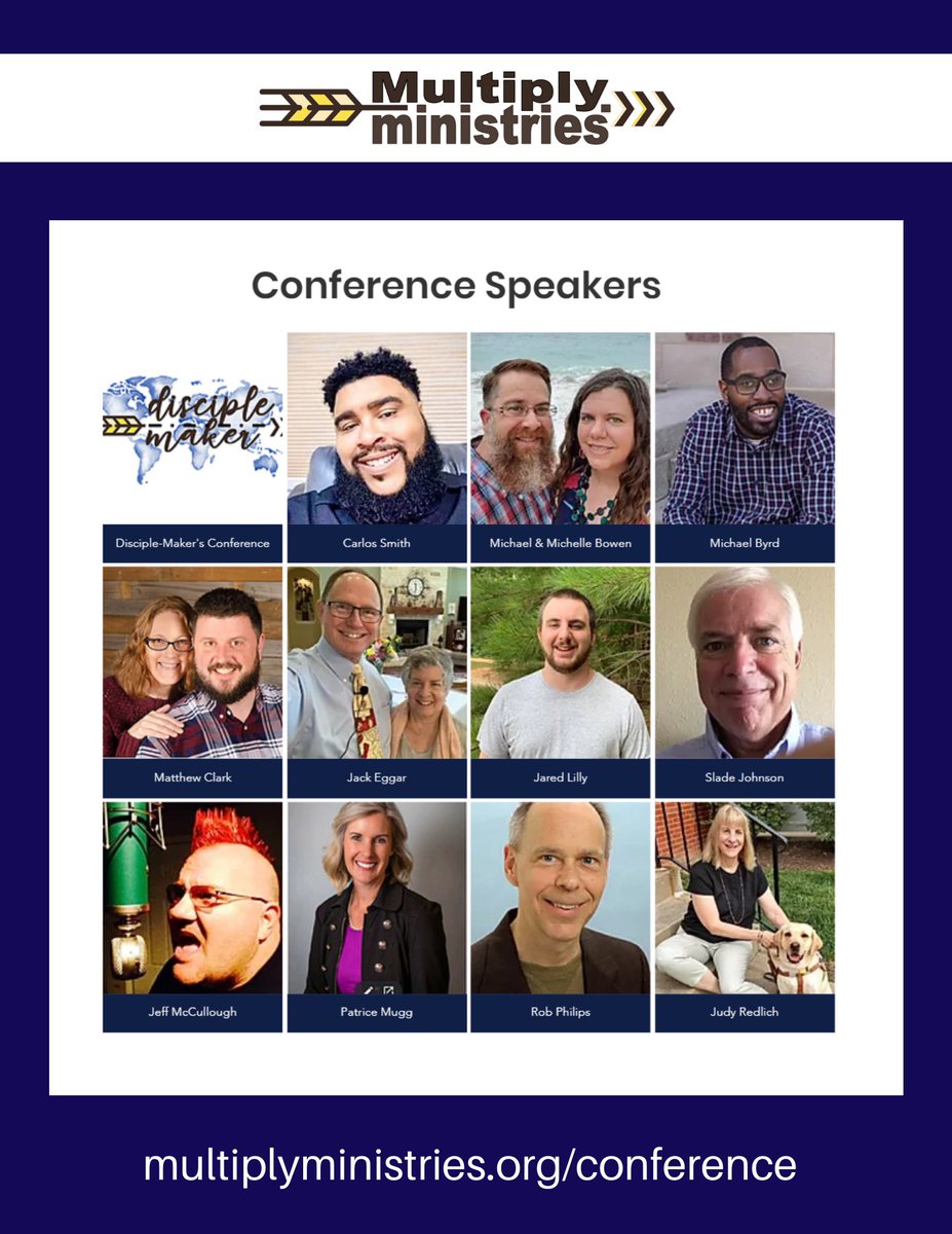 BowenMinistry's tweet photo. #DiscipleMakers Conference Speakers
#kidmin #stumin #youthmin #nextgeneration #pastors 
https://t.co/aKrDMcsdSi https://t.co/ZjY4XwzgJ7