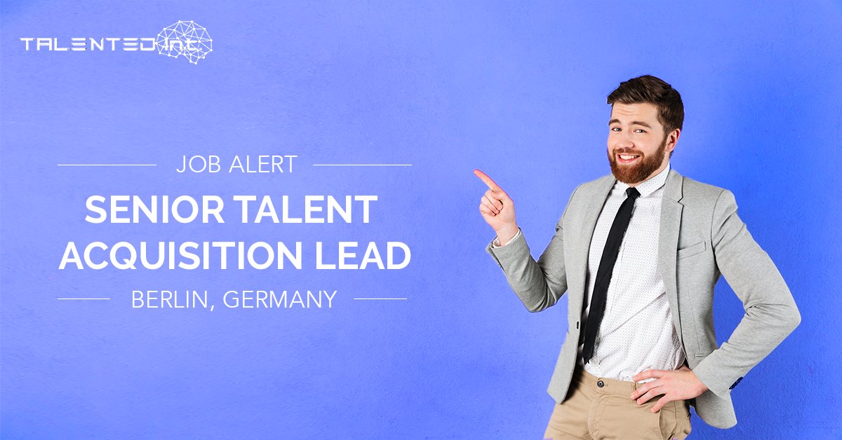 TalentedInt's tweet photo. Call for Senior #TalentAcquisition Leads in #Berlin! Do you have experience in #recruiting for #startups and speak #English & #German? Seize your chance, send your CV now: https://t.co/e6dDzTqCq7
#jobsgermany #jobsberlin #recruitmentjobs https://t.co/KFgyd53t1P