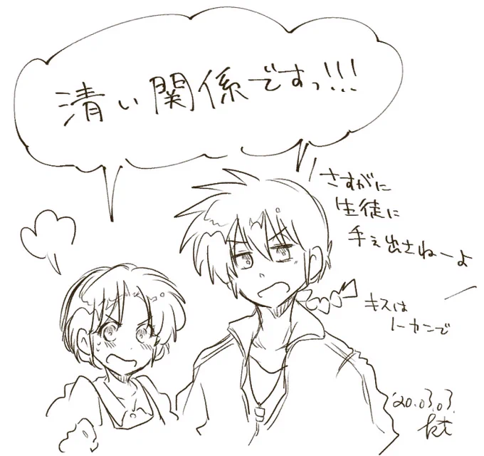 ⚠️体育教師乱馬くん×生徒あかねちゃんパラレル
常識人な響せんせ 
