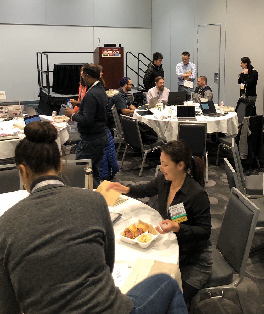 Great atmosphere at the the first #TRICON #hackathon. Kudos to everybody who helped realising. <a href="/DCGenomics/">Ben Busby!</a> <a href="/CIInstitute/">Cambridge Innovation Institute</a> @KaitlynMBarago @GCPcloud <a href="/ONTOFORCE/">ONTOFORCE</a>