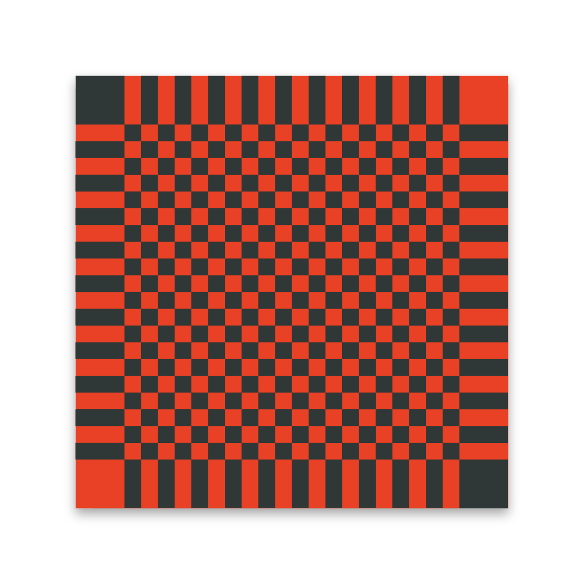 WrappingProject's tweet photo. Checkers with an edge. Playing around with some weird color combinations. Look how the pattern vibrates!
-
#checkers #check #boardgames #checkmate #patterninspiration #pattern #thewrappingproject https://t.co/HxwFYwCrgn