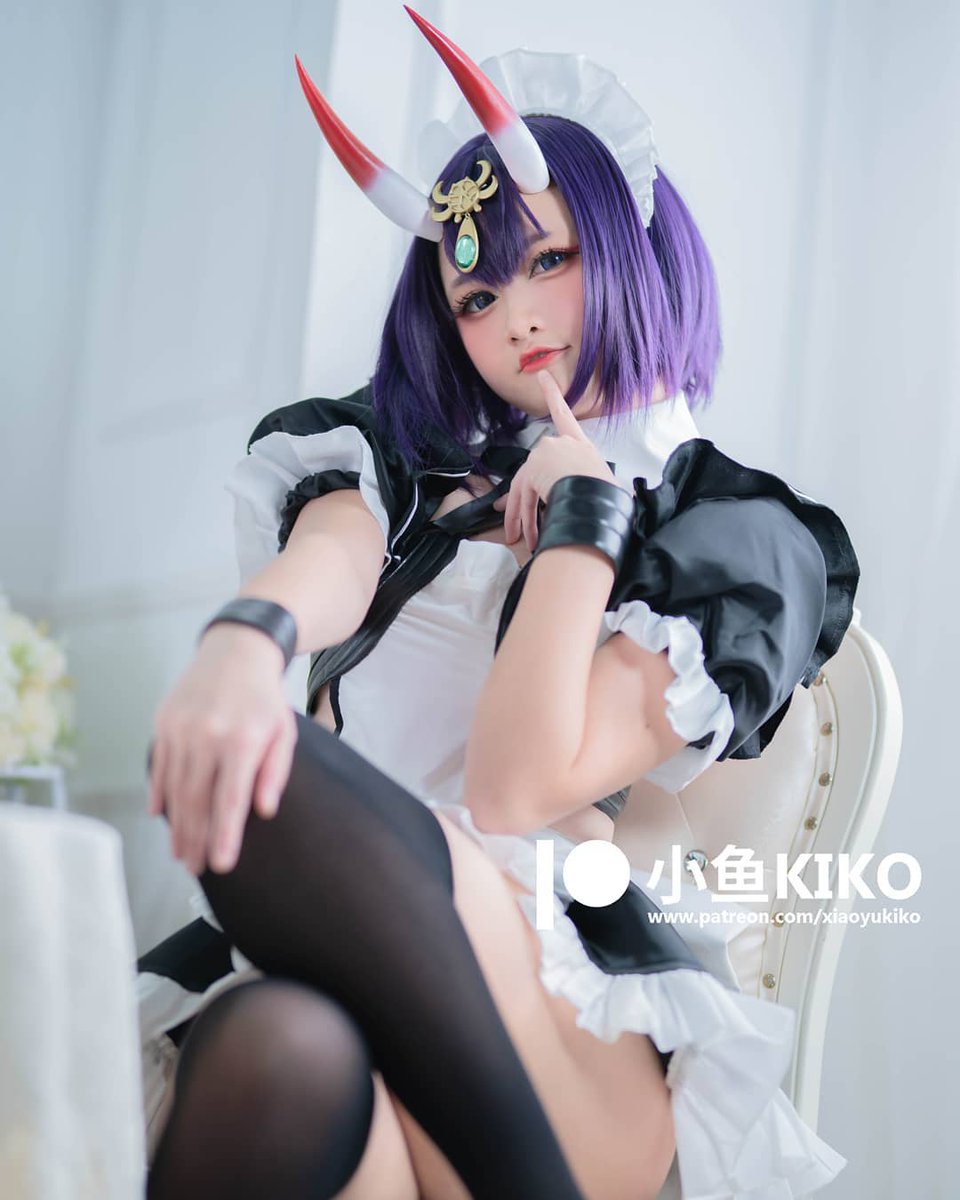 FGO 酒呑童子 コスプレ メイド服-