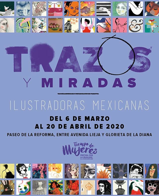 elyluuu's tweet photo. Estoy muy contenta de ser parte de la exposición TRAZOS Y MIRADAS que da inicios a las actividades del FESTIVAL POR LA IGUALDAD llamado TIEMPO DE MUJERES, organizado por la Secretaría de Cultura de la Ciudad de México.⁠
🎨⁠
Se exhibirá el trabajo de 60 ILUSTRADORAS MEXICANAS … https://t.co/EnHrzIx62P