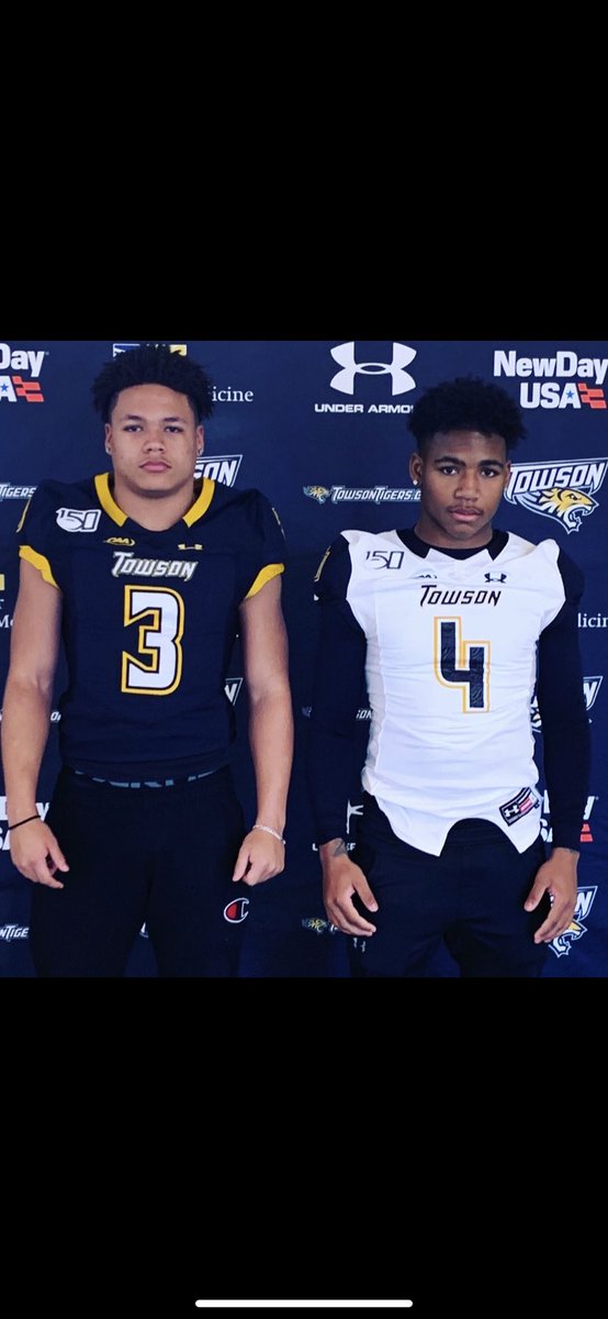 XavierColtrane1's tweet photo. Had a really good visit yesterday @Towson_FB  we really appreciate it, thanks @CoachCBauer 💯 https://t.co/E2pPB9tWw9