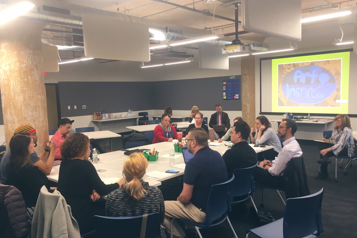 picasso_philly's tweet image. Feeling so inspired by the principals &amp;amp; teachers sharing their practices &amp;amp; stories at tonight’s #PicassoProject Arts-Rich Schools meeting! #phled