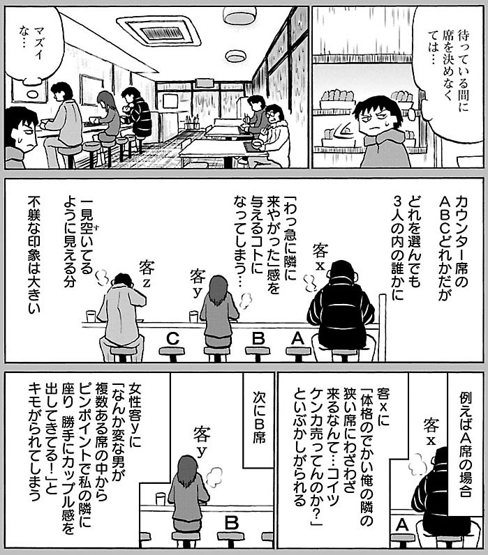 マンガクロスにて本日更新の #僕ヤバ 席替えの話、胸にきましたね…!

『鬱ごはん』鬱野の席に対する悩みはこんな感じです。

#鬱ごはん

★『鬱ごはん』マンガクロスにて連載中!
https://t.co/GHaupfG5oH 